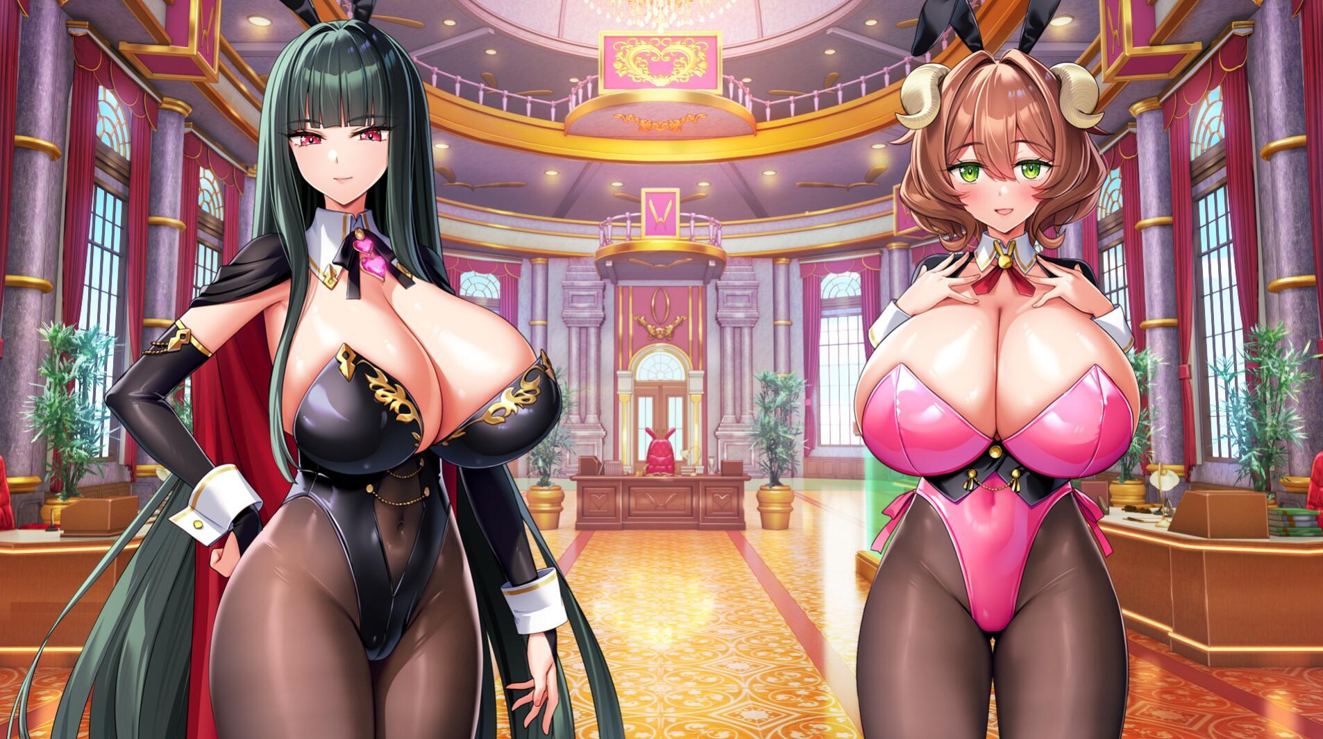 图片[1]-吹弹!丰盈!波涛汹涌!异世界欧派兔女郎学园-魔力森林