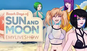 艾米直播秀：太阳月亮和海滩时光 STEAM官中[新作/2.6G]-ACG游戏网