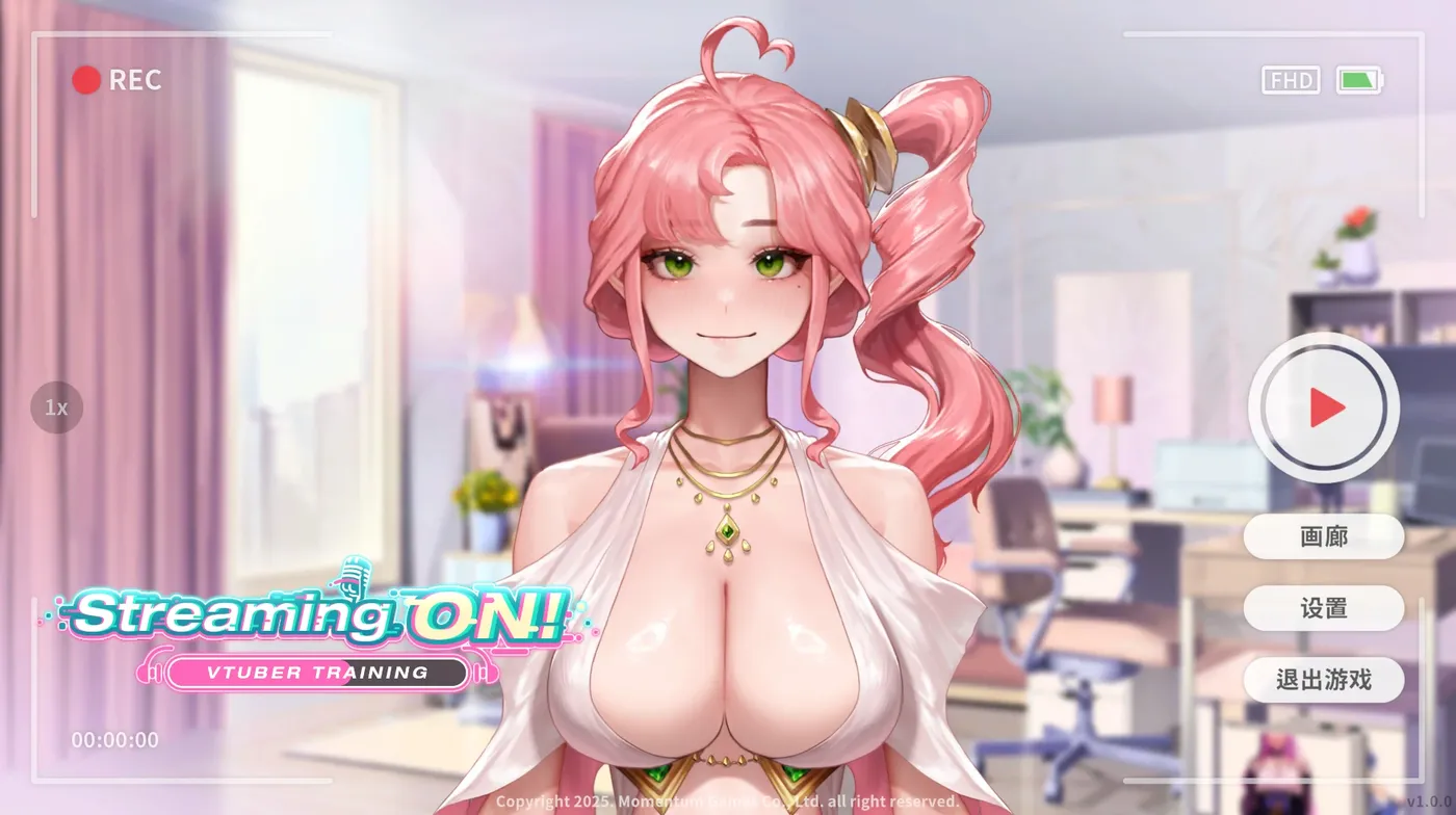 t2153 直播开始！VTuber 训练 Streaming ON! VTuber Training 官方中文步兵版 [新作/700M]-ACG游戏网