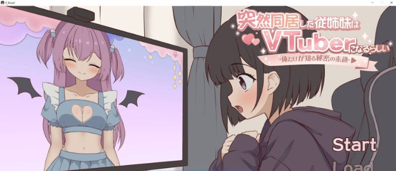 突然同居的表妹似乎要当VTuber—只有我知道的秘密素颜—正式版[6.4G]-acg游戏网