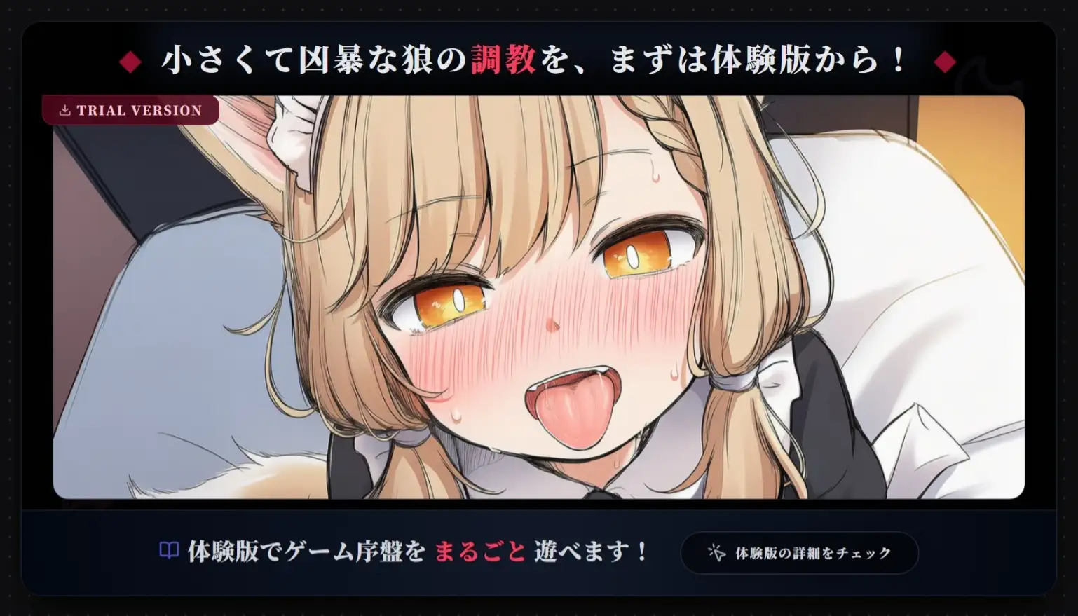 小小凶狼的驯养方法 官方中文 【PC/810M/新作】-acg游戏网